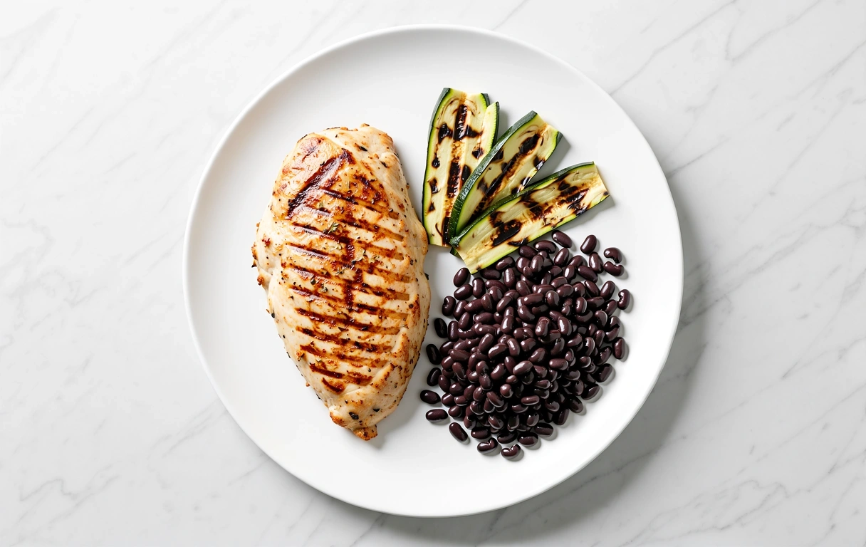 Plato vegetal balanceado